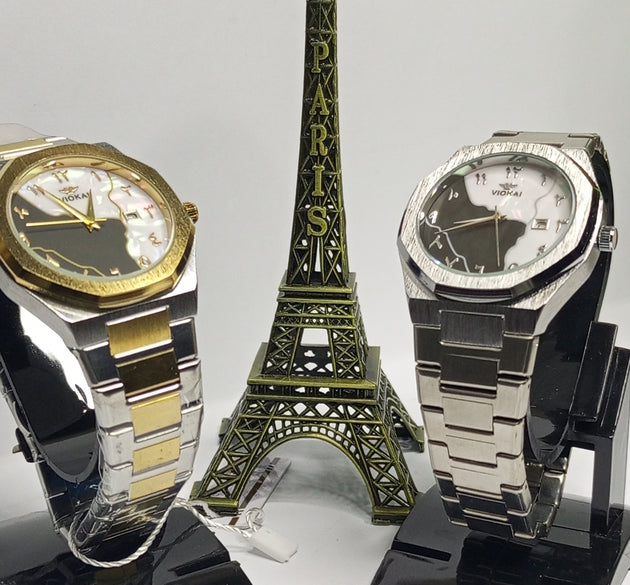 Frosted Gold & Midnight Azure Two-Tone